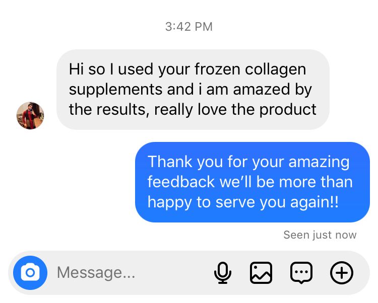 Frozen Collagen Plus+ 2 in 1 Whitening x10 (60 Caps) for Brightening and Tightening Your Skin