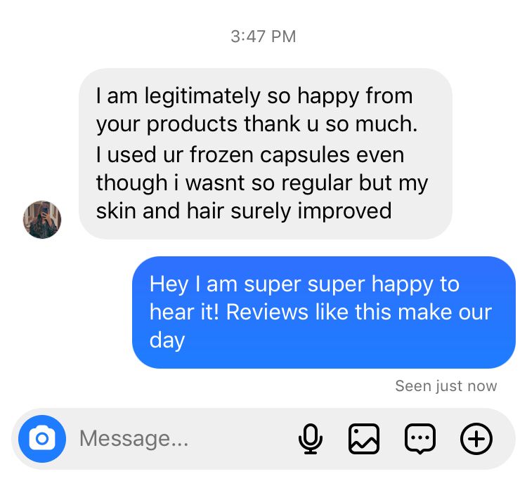 Frozen Collagen Plus+ 2 in 1 Whitening x10 (60 Caps) for Brightening and Tightening Your Skin