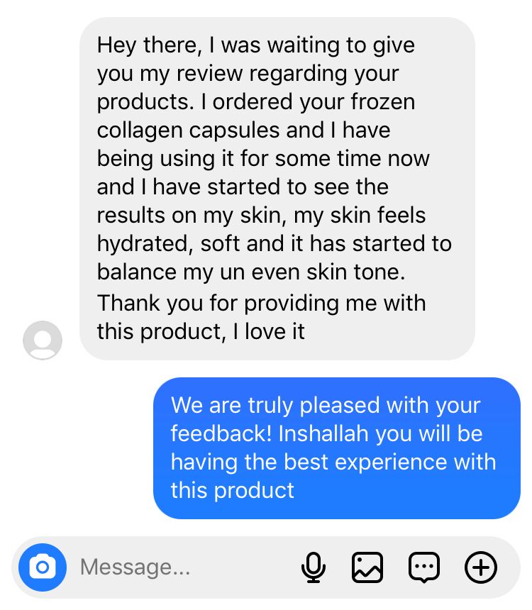 Frozen Collagen Plus+ 2 in 1 Whitening x10 (60 Caps) for Brightening and Tightening Your Skin