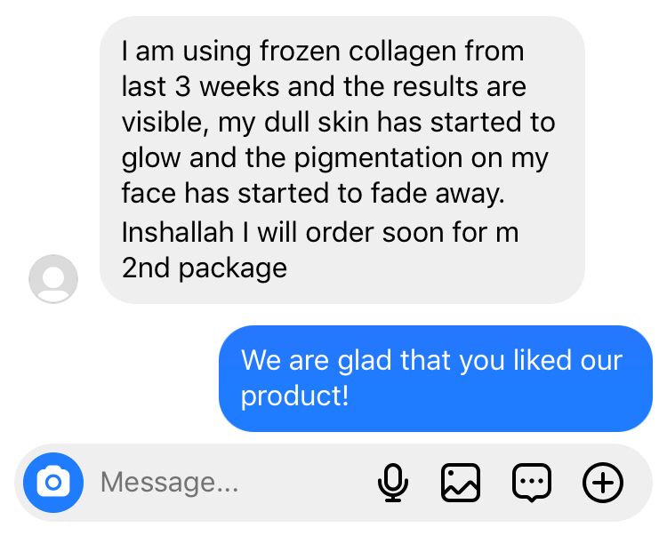 Frozen Collagen Plus+ 2 in 1 Whitening x10 (60 Caps) for Brightening and Tightening Your Skin