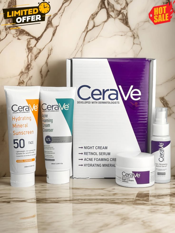 CeraVe 4 in 1 Complete Skincare Kit