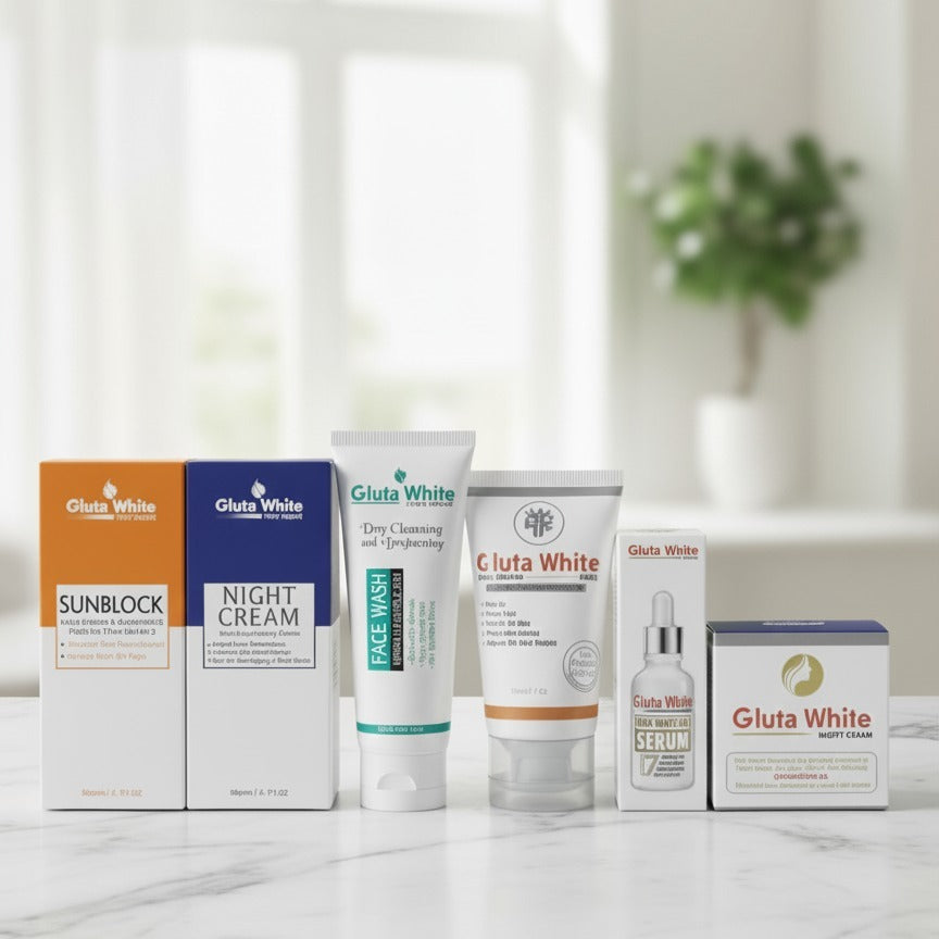 6 In 1 Gluta White Complete Skincare Set