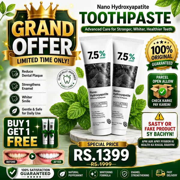 7.5% Nano Hydroxyapatite Toothpaste